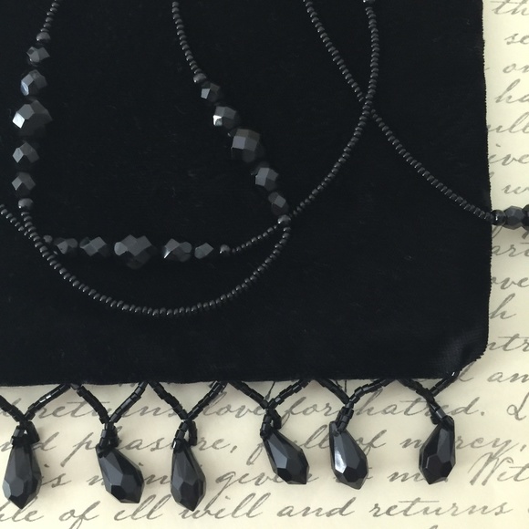 LISA VIOLETTO SF Mini Black Velvet Crossbody Bag - Picture 3 of 5